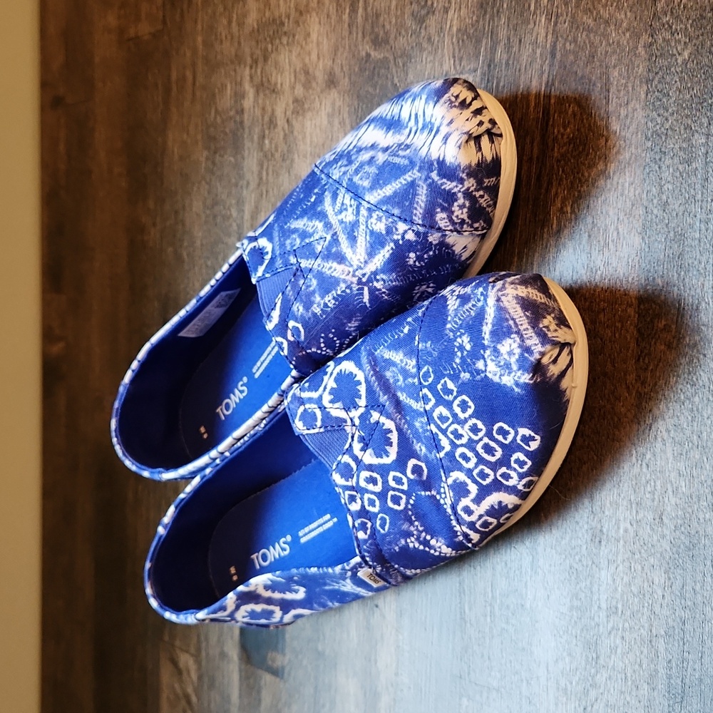 TOMS alpargata ultramarine slip on shoe